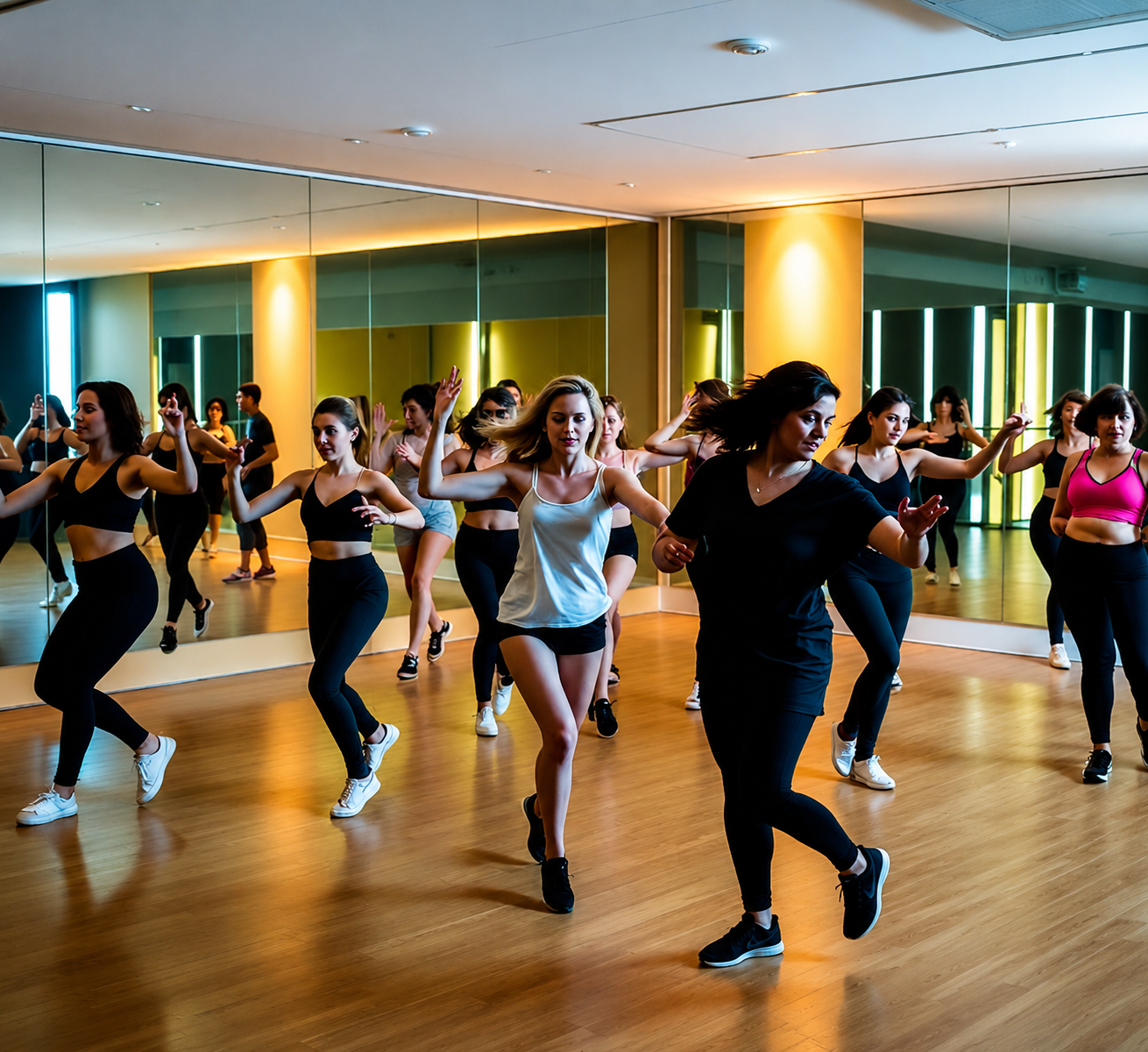 Clase grupal de baile
